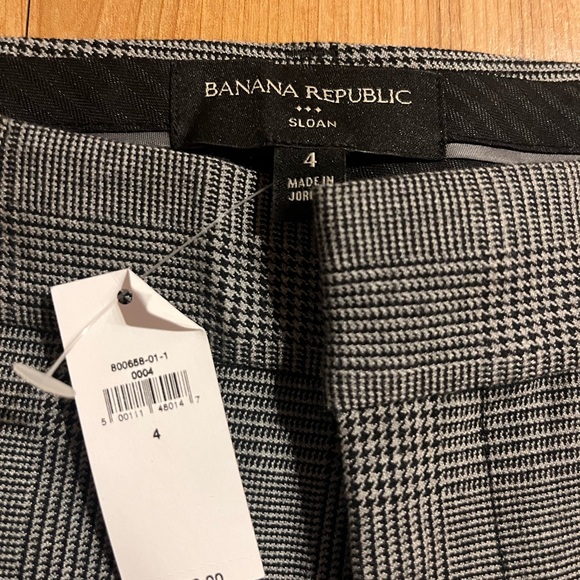 Checkered Banana Republic High Rise Sloan Full Length Pant - Picture 3 of 3
